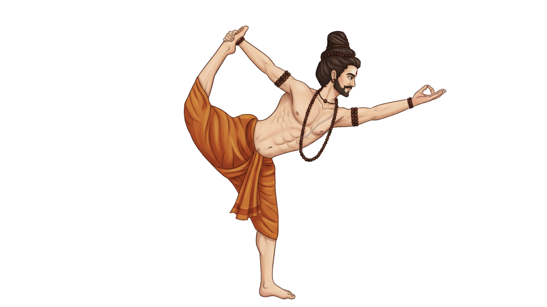 Yoga Pose Illustration