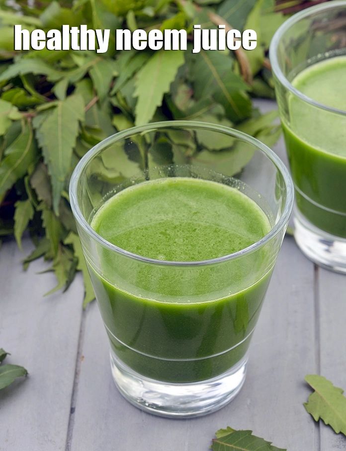 Neem juice cleansing